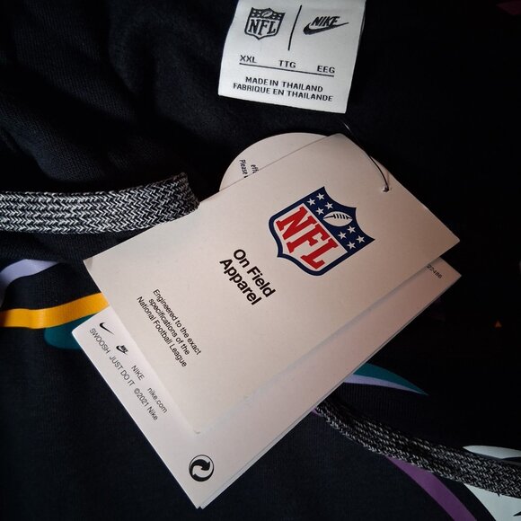 New England Patriots Nike Crucial Catch Hoodie XXL Pullover Hooded Sweatshirt - Picture 15 of 16